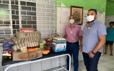 Colaboradores da VIABAHIA arrecadam alimentos para Lar de Idosos.