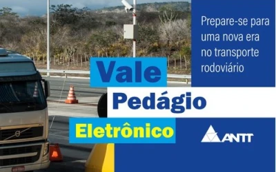 A partir de 1º de janeiro de 2025, será permitido apenas o uso de modelos de Vale-Pedágio eletrônico