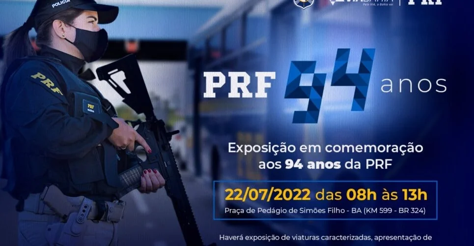 PRF comemora 94 anos de criação em praça de pedágio