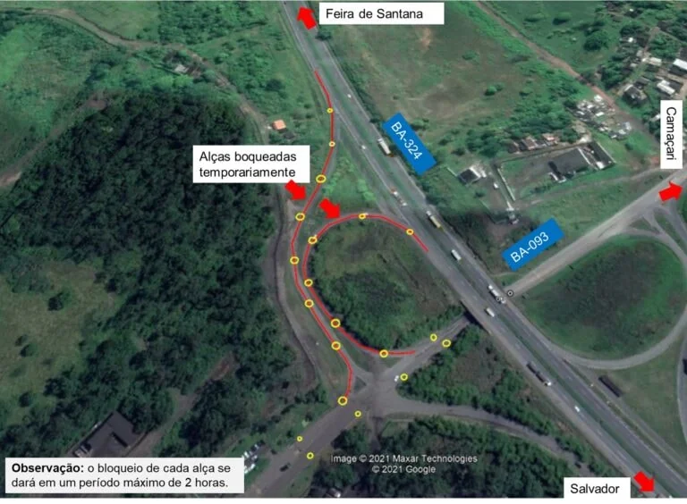 VIABAHIA apoia intervenção em alças de acesso à BR-324 neste sábado (17)