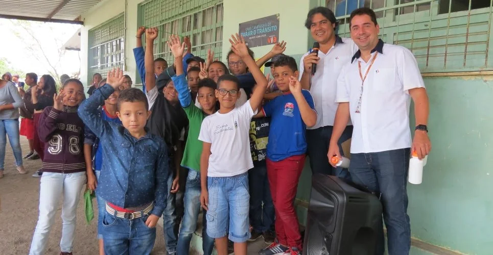 Programa de educação para o trânsito da VIABAHIA sensibiliza mais de 300 crianças