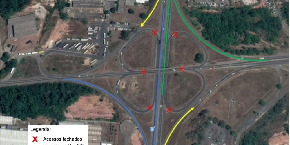 VIABAHIA interdita, neste sábado (14/09), viaduto sobre a BR-324 para obras de recuperação