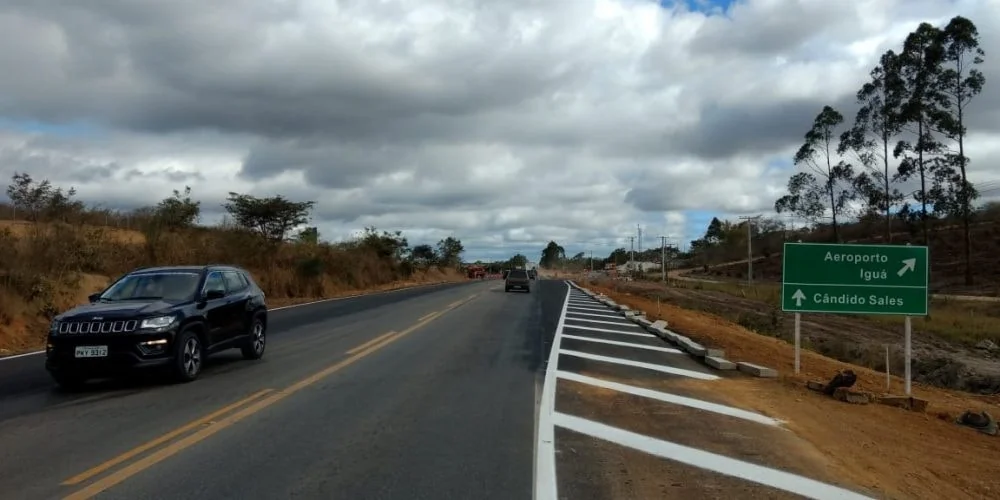 VIABAHIA avança para conclusão das obras do dispositivo provisório de acesso ao novo aeroporto de Vitória da Conquista