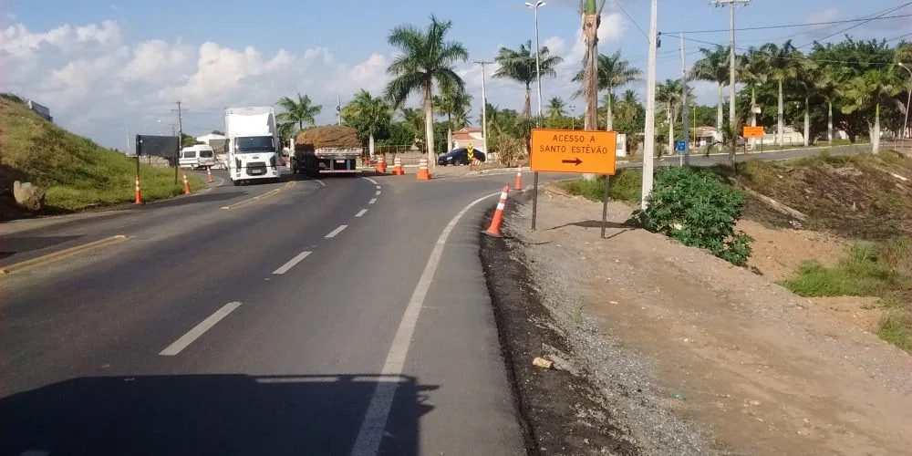 Obras de duplicação executadas pela VIABAHIA avançam para segunda etapa na região de Santo Estevão